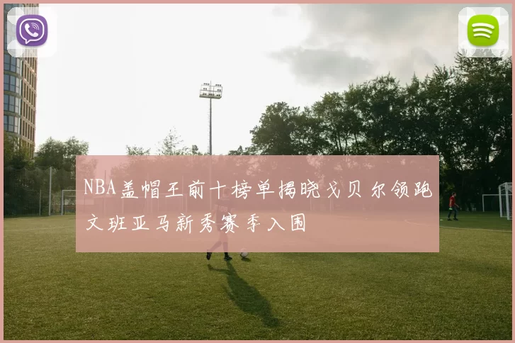 NBA盖帽王前十榜单揭晓戈贝尔领跑文班亚马新秀赛季入围